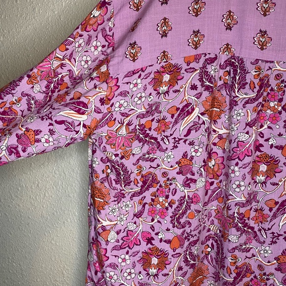 Knox Rose Pink/Lavender Patterned Button Down Shirt Size XXL - Picture 13 of 16